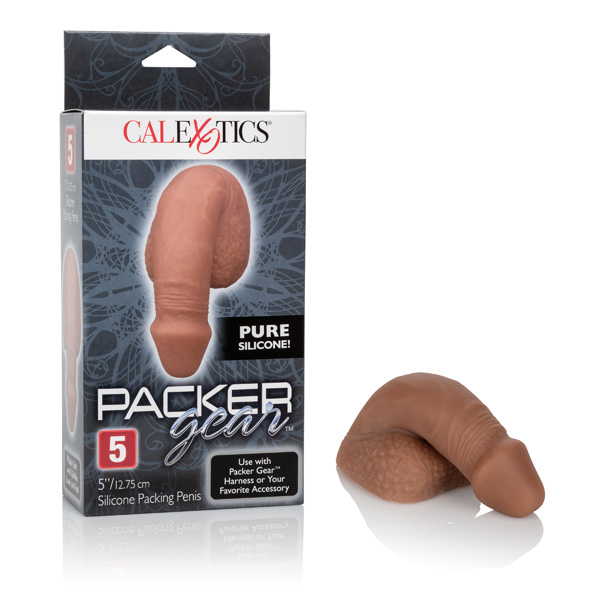 Packer Gear 5" Silicone Packing Penis Brown 1 Packer Gear 5" Silicone Packing Penis Brown