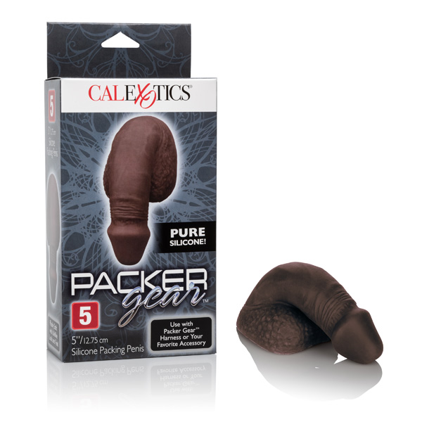Packer Gear 5" Silicone Packing Penis Black 1 Packer Gear 5" Silicone Packing Penis Black