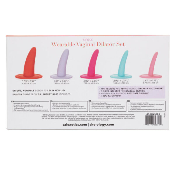 She-Ology 5Pc Wearable Vaginal Dilator Set - Image 2