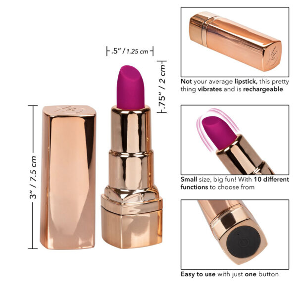 Hide & Play Rechargeable Lipstick Purple - Image 3
