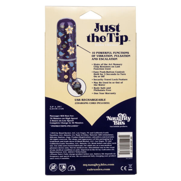 Naughty Bits Just The Tip Bullet Vibrator - Image 2