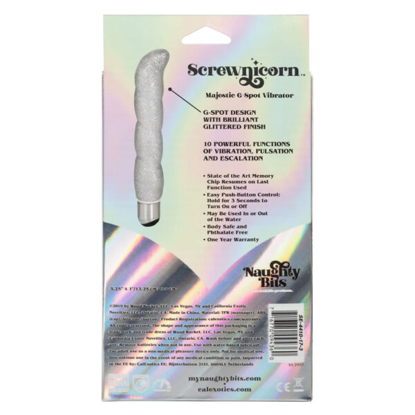 Naughty Bits Screwnicorn Majestic G-Spot Vibrator - Image 2