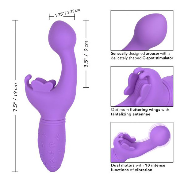 Rechargeable Butterfly Kiss Purple 3 Rechargeable Butterfly Kiss Purple - Image 3
