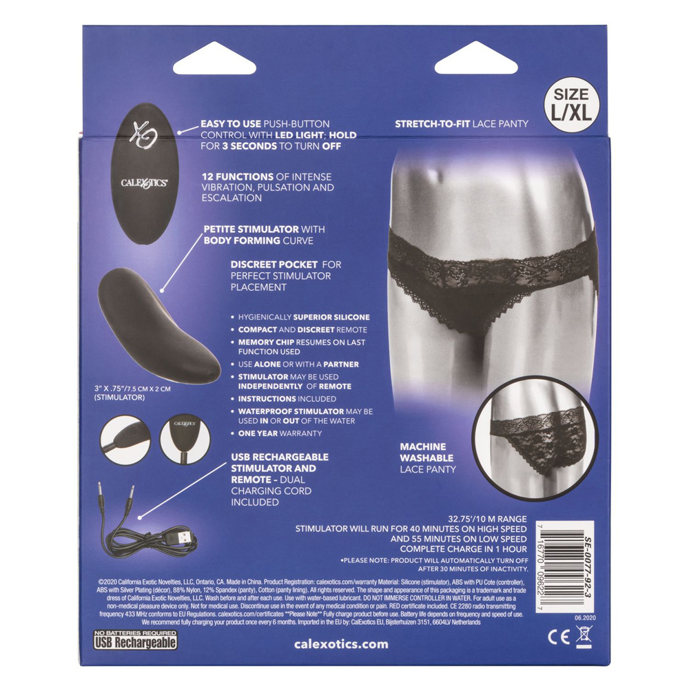 Remote Control Lace Panty Set L/Xl 2 Remote Control Lace Panty Set L/Xl - Image 2
