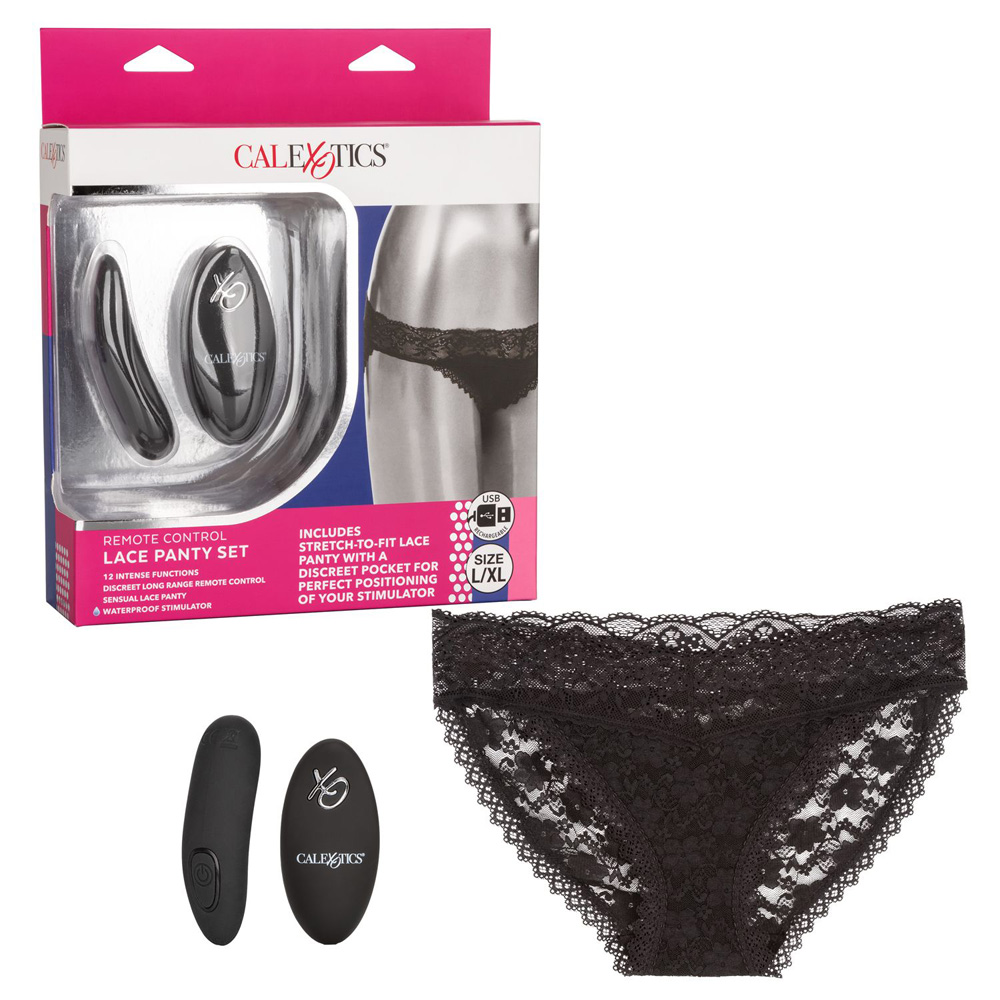 Remote Control Lace Panty Set L/Xl 1 Remote Control Lace Panty Set L/Xl
