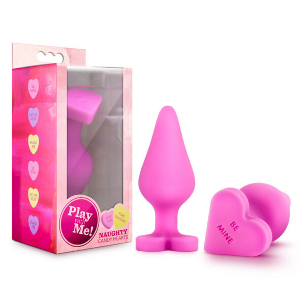 Play With Me Naughty Candy Heart Be Mine Pink