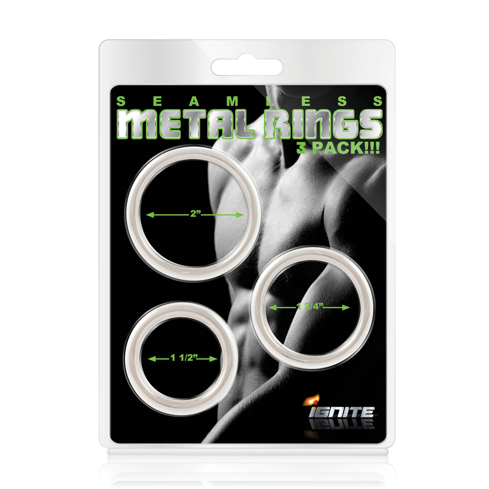 Seamless Metal Ring 3 Pack 1 Seamless Metal Ring 3 Pack