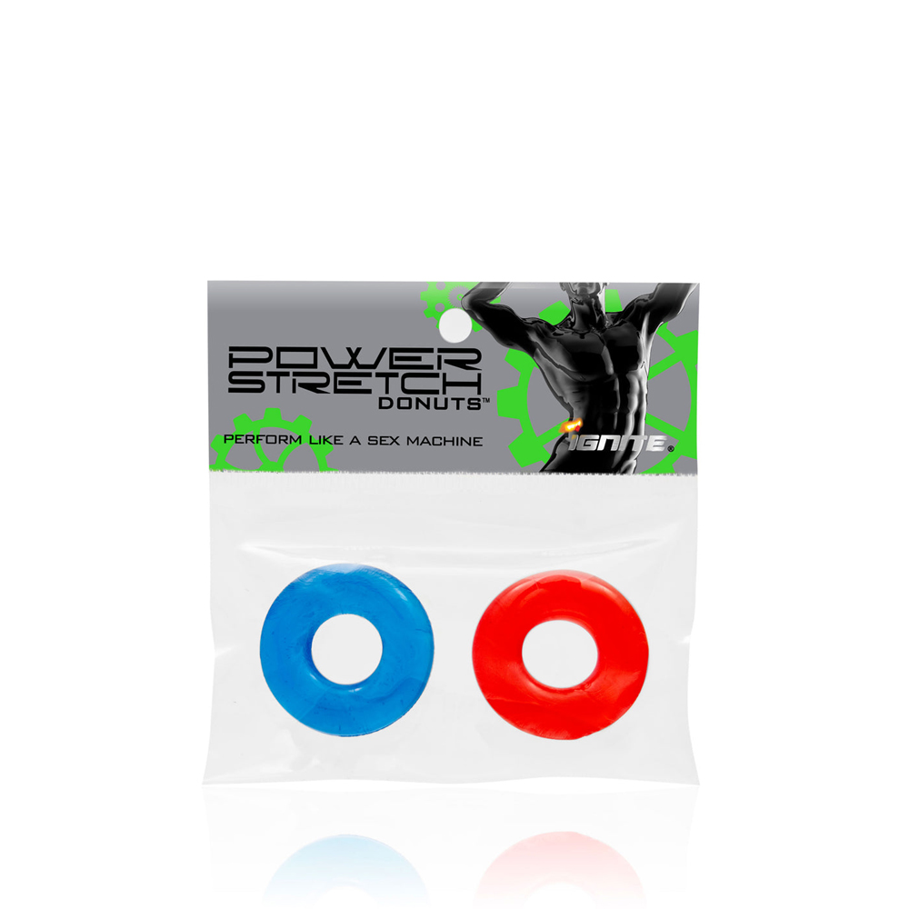 Power Stretch Donuts 2Pk Red/Blue 1 Power Stretch Donuts 2Pk Red/Blue