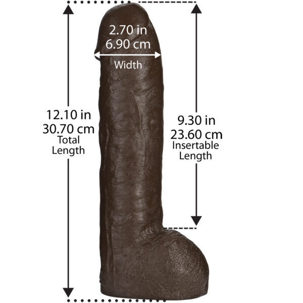 Vac-U-Lock - Realistic Hung Chocolate - Image 3