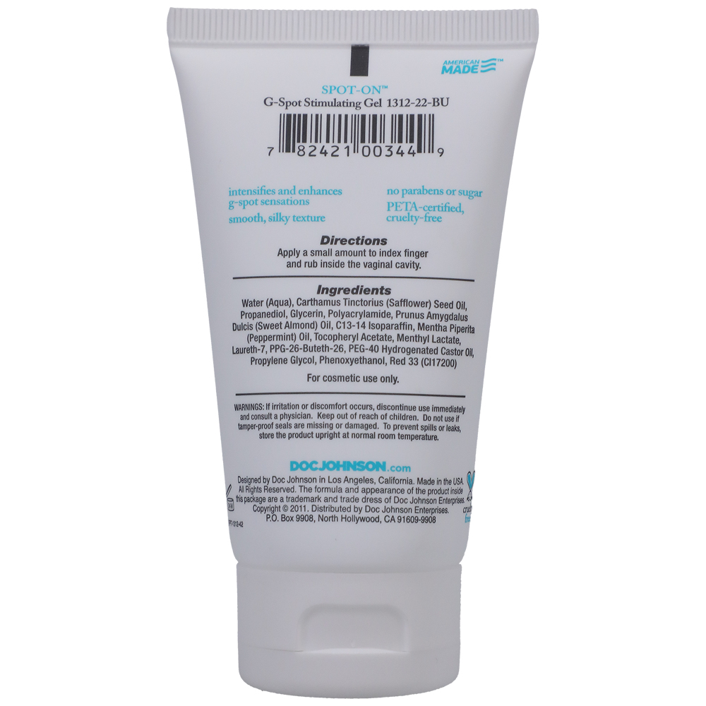 Spot-On G-Spot Stimulating Gel For Women 2 oz. 3 Spot-On G-Spot Stimulating Gel For Women 2 oz. - Image 3