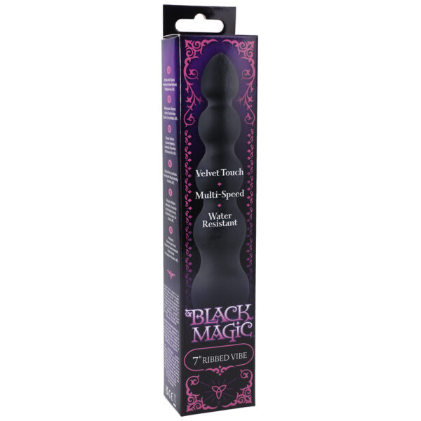 Black Magic - 7" Ribbed Vibe Black
