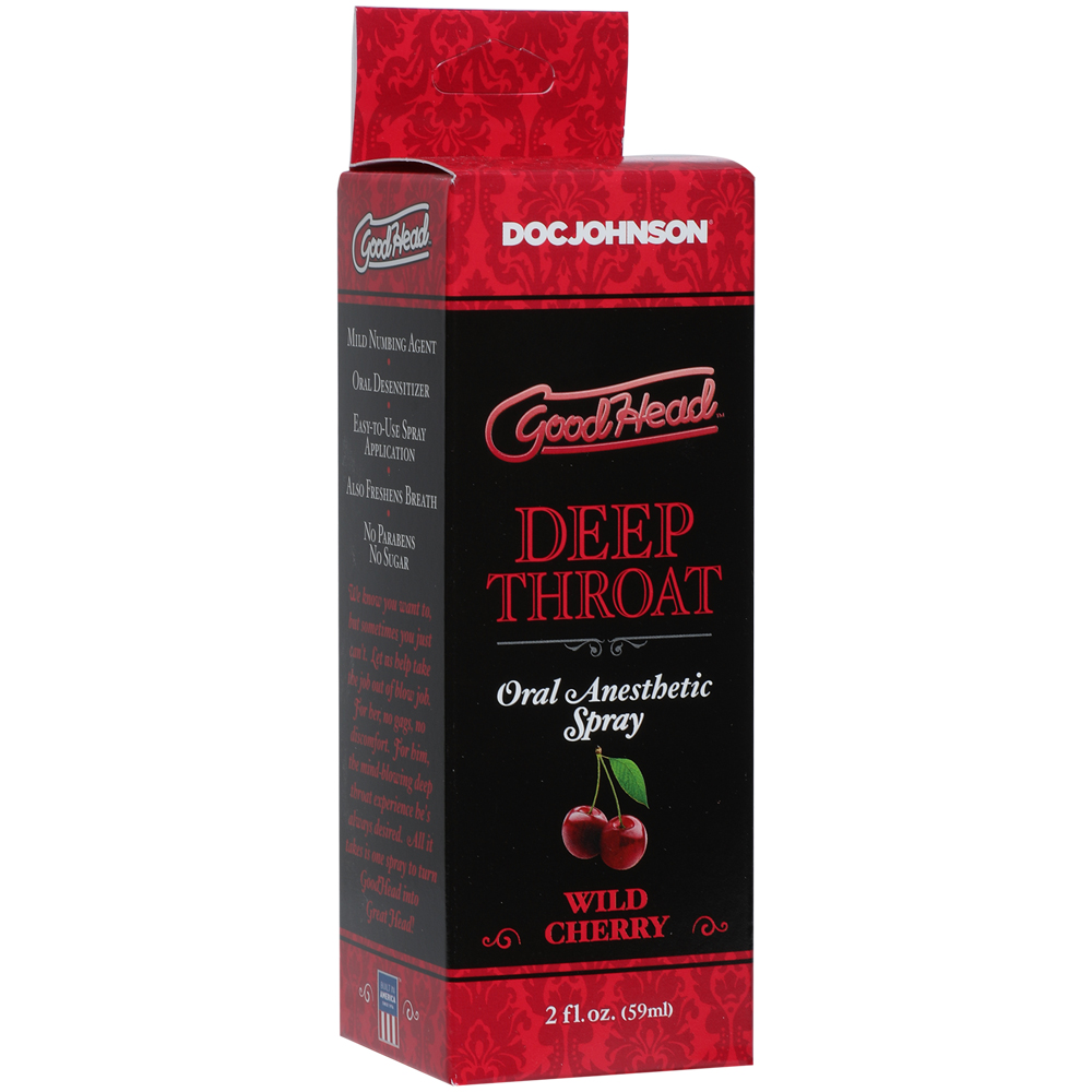 Goodhead - Deep Throat Spray - Wild Cherry 1 Goodhead - Deep Throat Spray - Wild Cherry