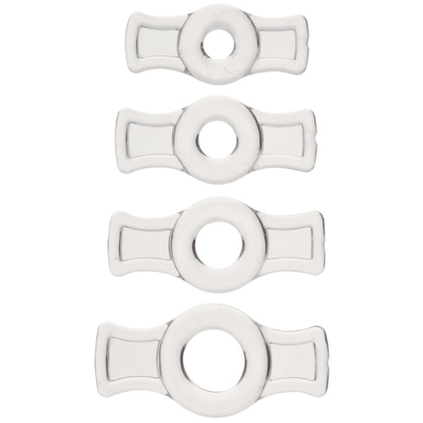 Titanmen Cock Ring Set Clear - Image 2