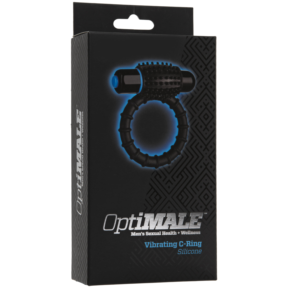 Optimale – Vibrating C-Ring Black 1 Optimale – Vibrating C-Ring Black