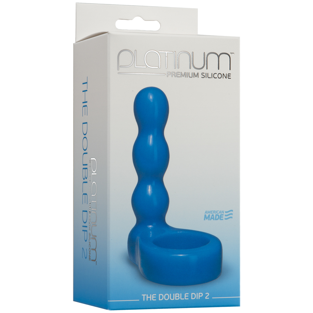 Platinum Premium Silicone The Double Dip 2 Blue 1 Platinum Premium Silicone The Double Dip 2 Blue