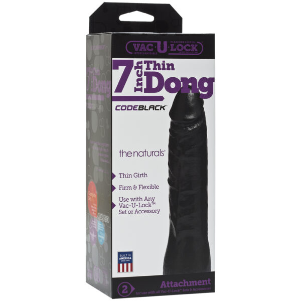 Vac-U-Lock Codeblack 7" Thin Dong The Naturals Codeblack