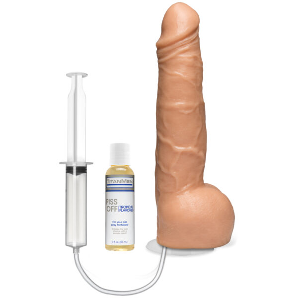 Titanmen Pissoff Squirting Cock With Removable Vac-U-Lock Suction Cup Vanilla - Image 2