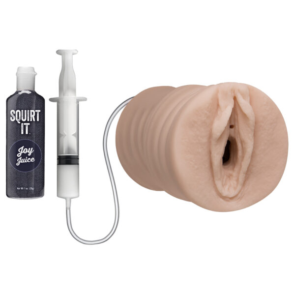 Squirt It Squirting Pussy With 1 Fl. Oz. Joy Juice Vanilla - Image 2