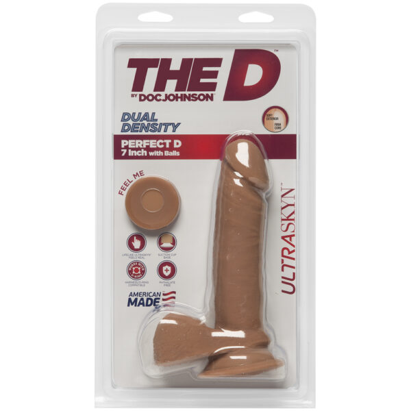 The D - Perfect D With Balls 7" Caramel