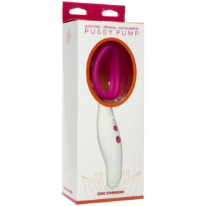 Automatic Automatic Vibrating Rechargeable Pussy Pump Pink/White