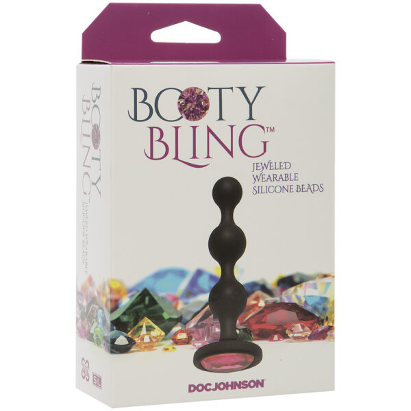 Booty Bling Jeweled Wearable Silicone Beads Pink