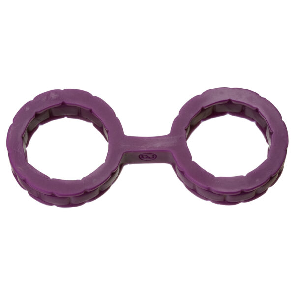 Japanese Bondage Silicone Cuffs Small Purple - Image 2