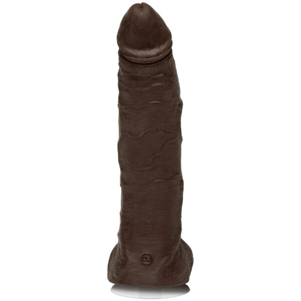 Signature Cocks Jason Luv 10" Ultraskyn Cock with Removable Vac-U-Lock Suction Cup Chocolate - Image 3
