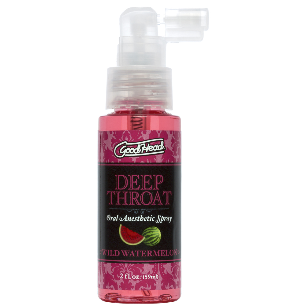 Goodhead Deep Throat Spray Wild Watermelon 2 oz. 2 Goodhead Deep Throat Spray Wild Watermelon 2 oz. - Image 2