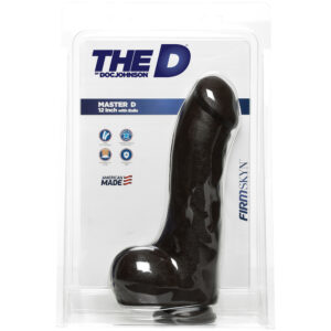 The D Master D 12" With Balls Firmskyn Chocolate