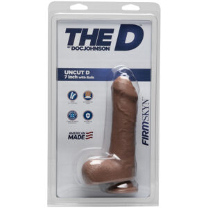 The D - Uncut D 7" With Balls Firmskyn Caramel
