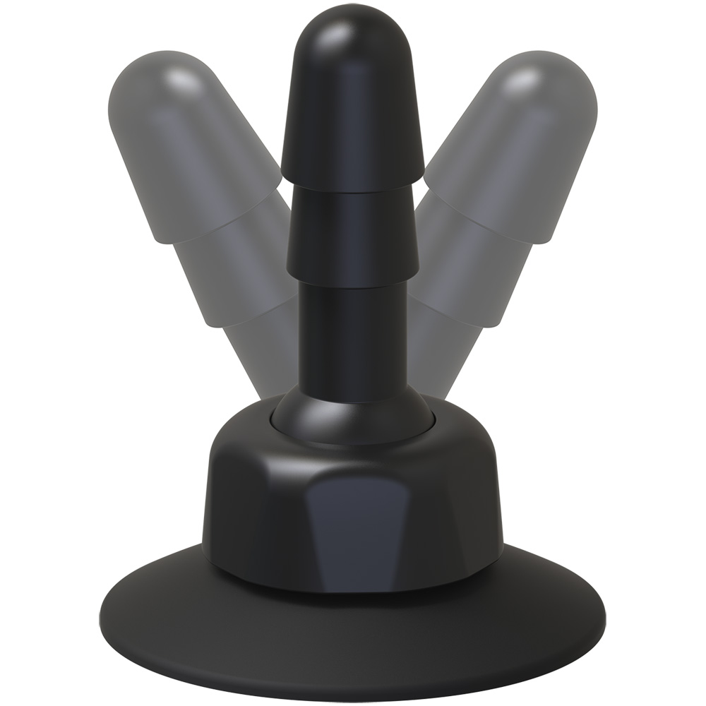 Vac-U-Lock Deluxe 360° Swivel Suction Cup Plug Black 3 Vac-U-Lock Deluxe 360° Swivel Suction Cup Plug Black - Image 3
