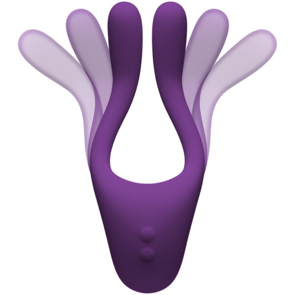 Tryst V2 Bendable Multi Erogenous Zone Massager With Remote Purple - Image 3