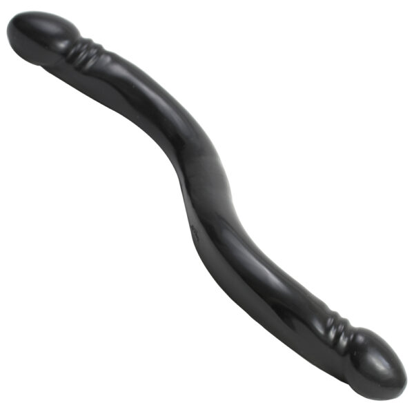 Double Header Dong - 18" - Smooth Black - Image 3