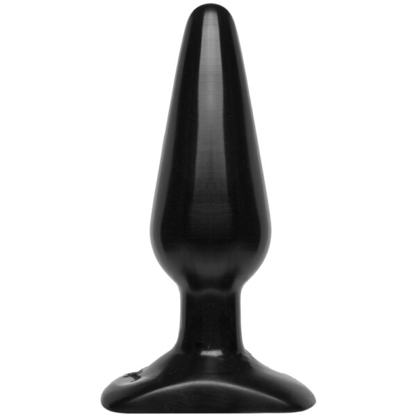 Classic Butt Plug - Smooth - Medium Black - Image 2