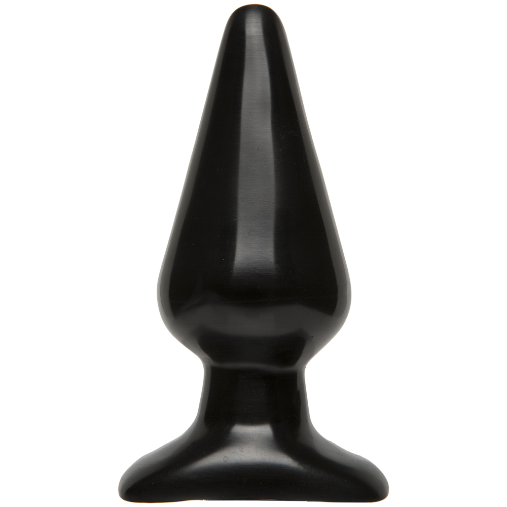 Classic Butt Plug - Smooth - Large Black 2 Classic Butt Plug - Smooth - Large Black - Image 2