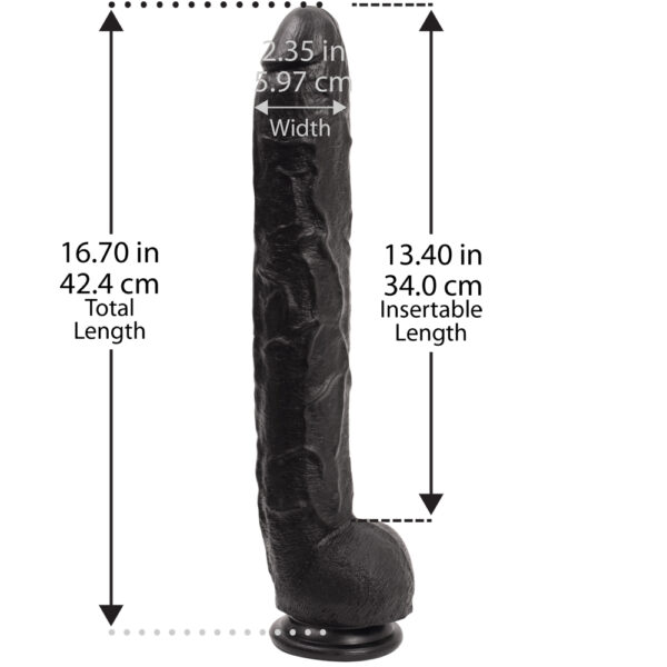 Dick Rambone Cock - 17" Black - Image 3