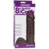 Vac-U-Lock - 8" Realistic Cock Chocolate
