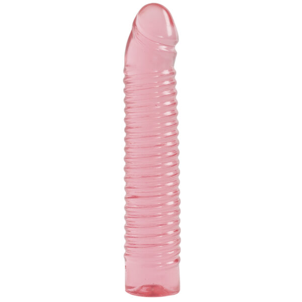Vivid - 7" Ribbed Jellie - Dong - Tawny Pink - Image 2