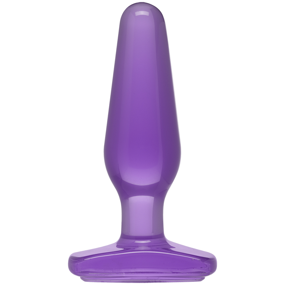 Crystal Jellies - Medium Butt Plug Purple 2 Crystal Jellies - Medium Butt Plug Purple - Image 2