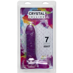 Crystal Jellies 7" Ballsy Super Cock Purple