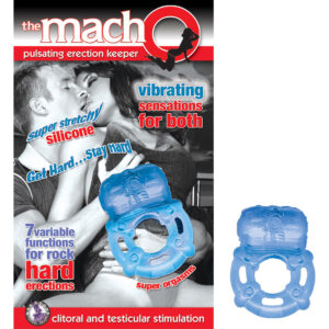 The Macho Pulsating Erection Keeper Blue
