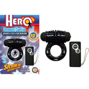 Hero Remote Control Wireless Cockring Black
