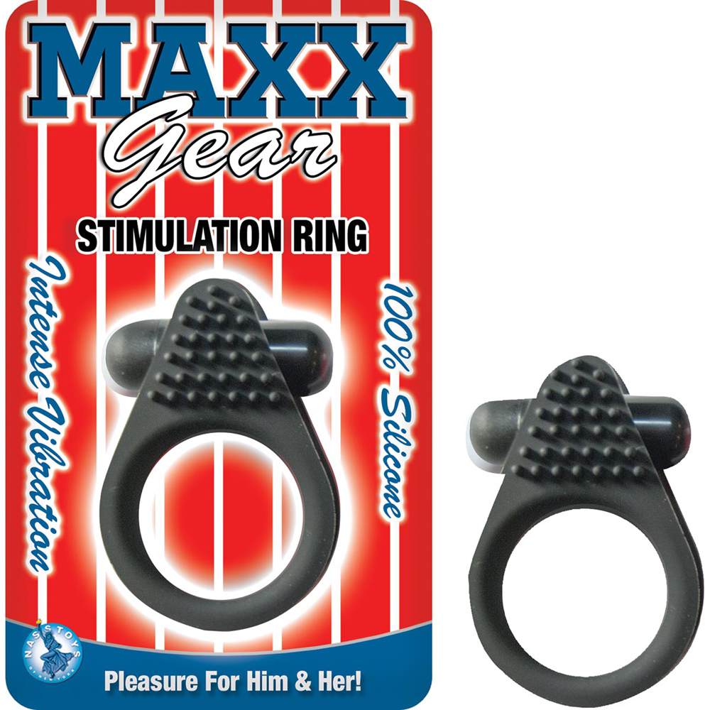 Maxx Gear Stimulation Ring Black 1 Maxx Gear Stimulation Ring Black