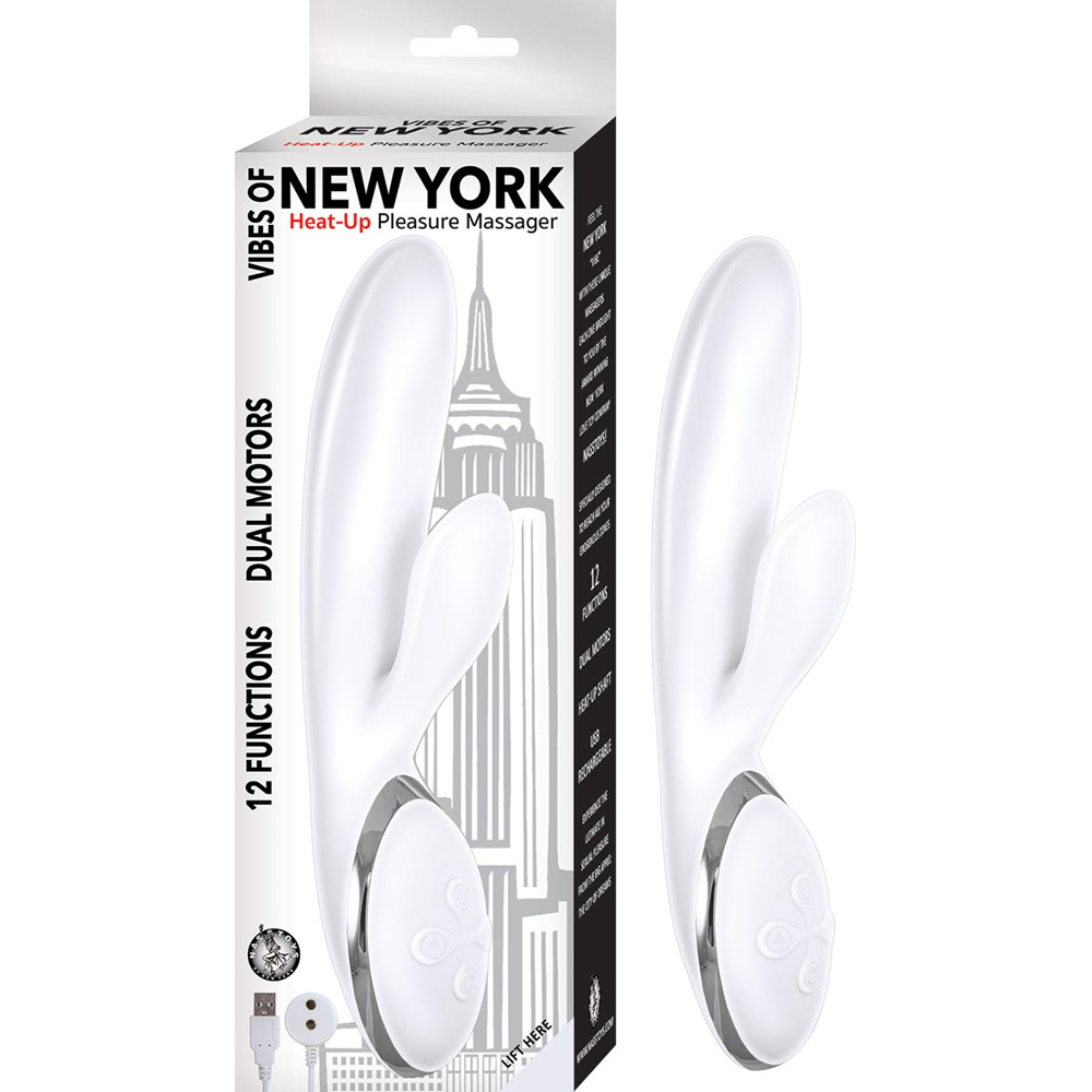 Vibes Of New York Heat Up Pleasure Massager White 1 Vibes Of New York Heat Up Pleasure Massager White