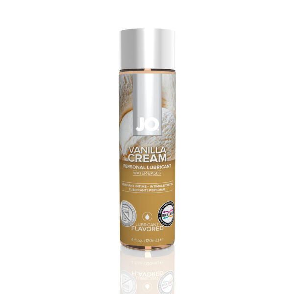 JO H2O Flavored Lubricant Vanilla Cream 4 oz.