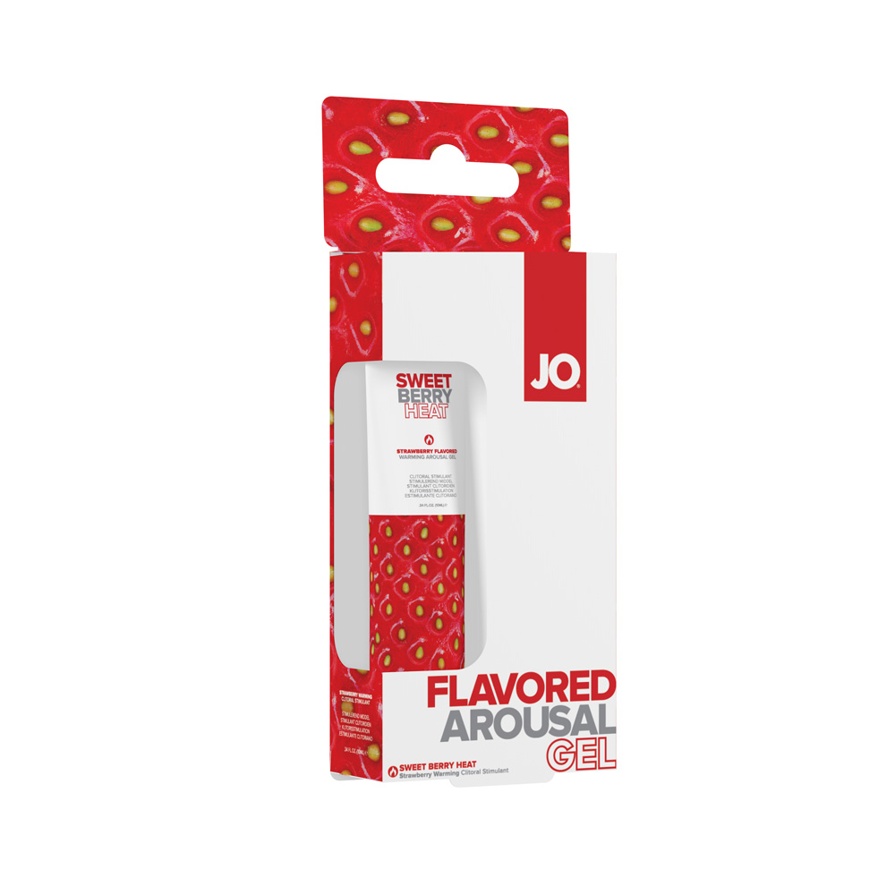 Jo Sweet Berry Heat Flavored Warming Arousal Gel .34 Oz 1 Jo Sweet Berry Heat Flavored Warming Arousal Gel .34 Oz