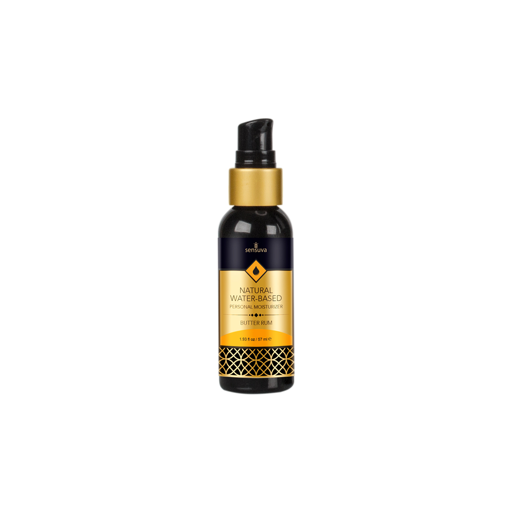 Natural Water-Based Personal Moisturizer Butter Rum 2 oz. Bottle 1 Natural Water-Based Personal Moisturizer Butter Rum 2 oz. Bottle