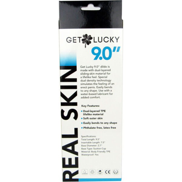Get Lucky 9" Dual Layer Dong Flesh - Image 3