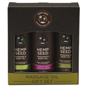 Earthly Body Massage Oil Gift Set Box