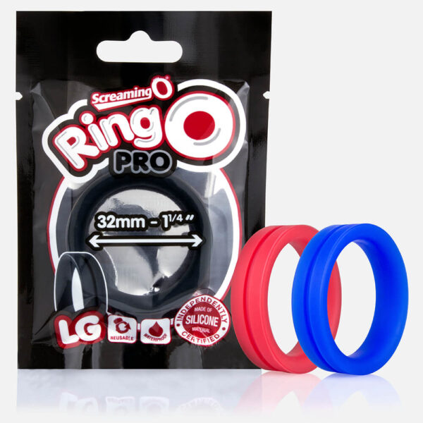 Ring O Pro Lg Black 1 Ct